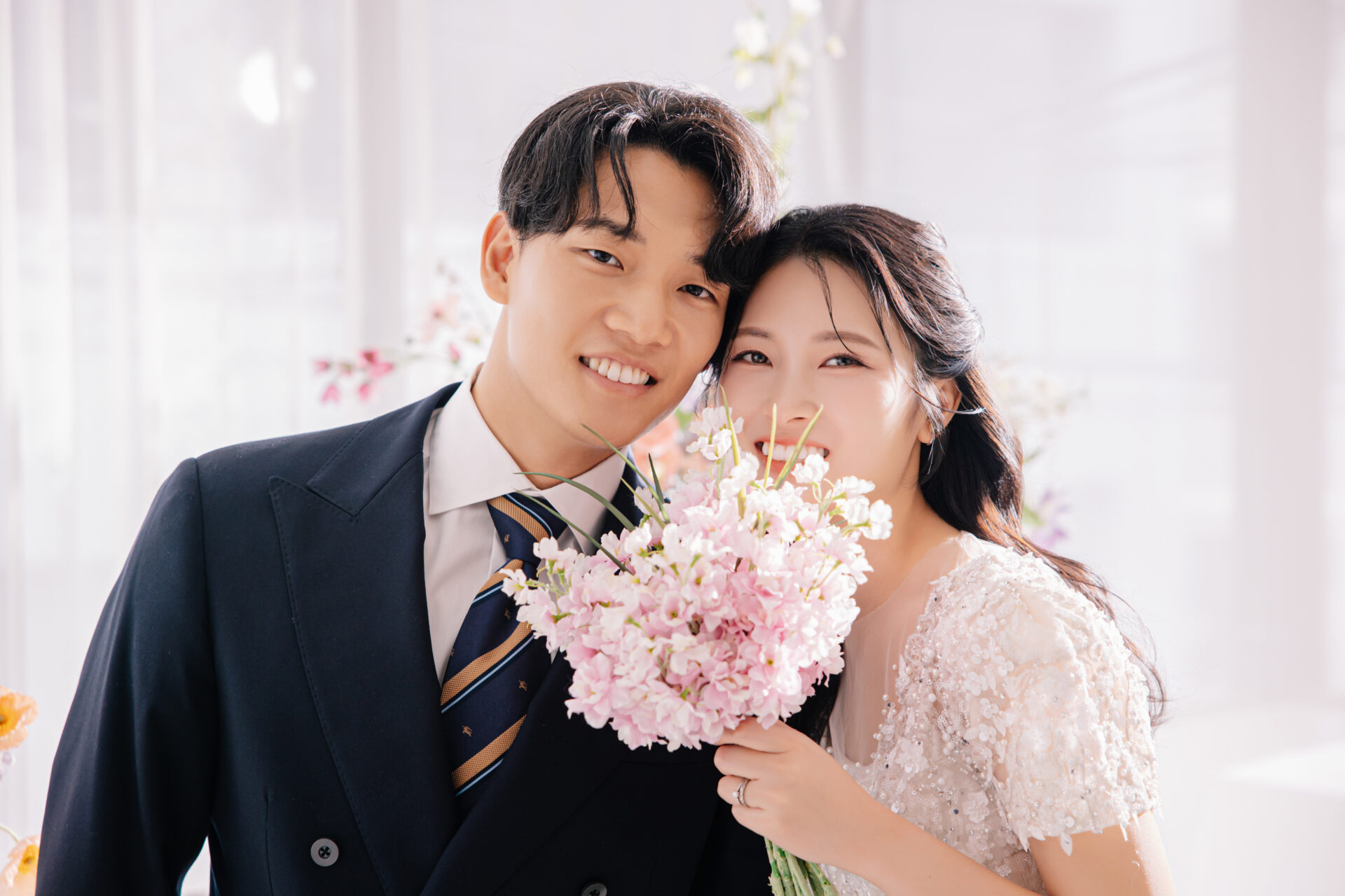 【前撮りレポ】韓国メイクでここまで変わる！ナチュラルなのに垢抜けるビフォーアフター｜大阪・堀江スタジオ