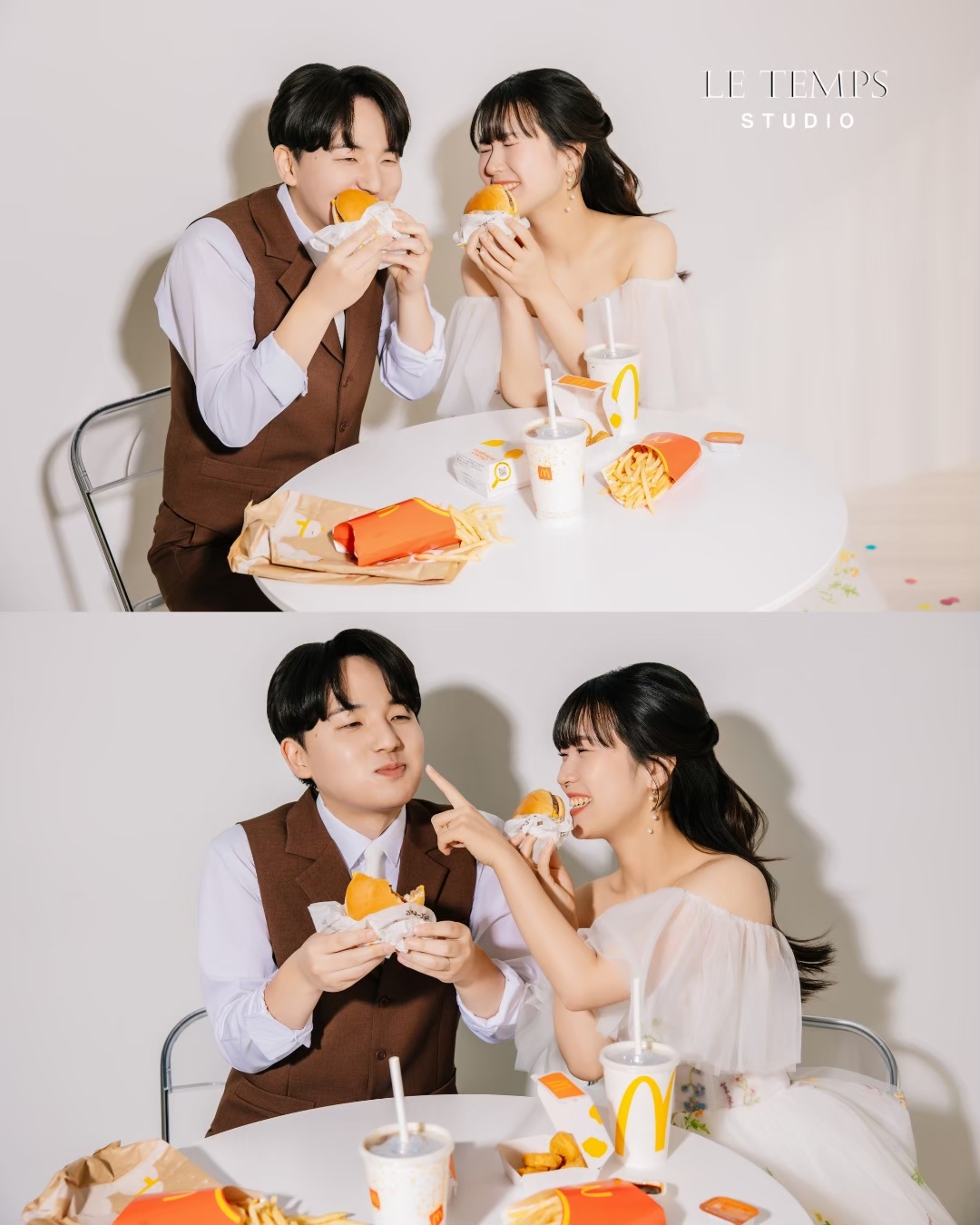 “マクド”がテーマ!?｜おふたりらしさ満載のナチュラルフォトウェディング♡