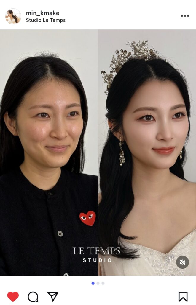 韓国ヘアメイク